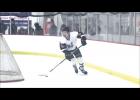 Caiden Frerichs made his way around the net for a break-out against Detroit Lakes last week.