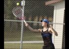 Lizzy Bitz returned a volley for the Thunder.