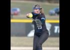 Maddie Koltes worked the circle for the Thunder against Melrose.