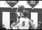 Brody Kircher put up a jump shot against Upsala last week.