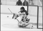 Blue Devils goalie Kennedy Lemke made a stop for the Devils at home last week.