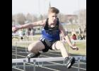 LPGE freshman Riles Hinson scored points with a sixth place finish in the 110 high hurdles.