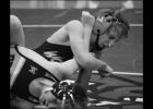 Logan Thom battled for position during the Wolve’s win at Frazee.